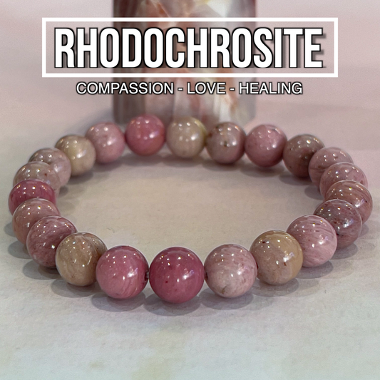 Rhodochrosite Bracelet 8mm