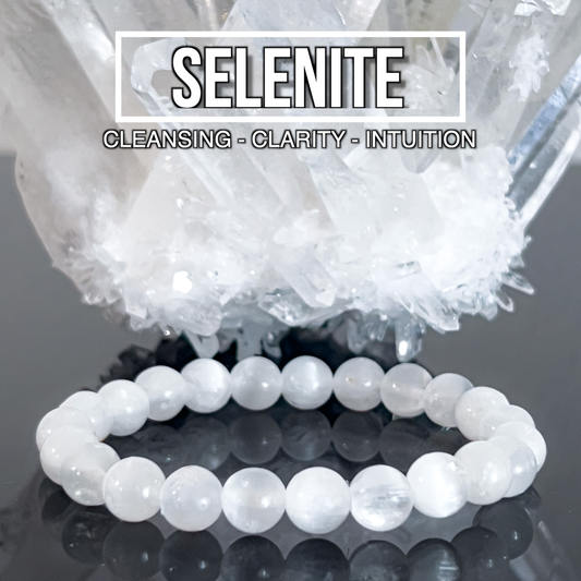 Selenite Bracelet 8mm