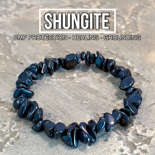 Shungite Chip Bracelet