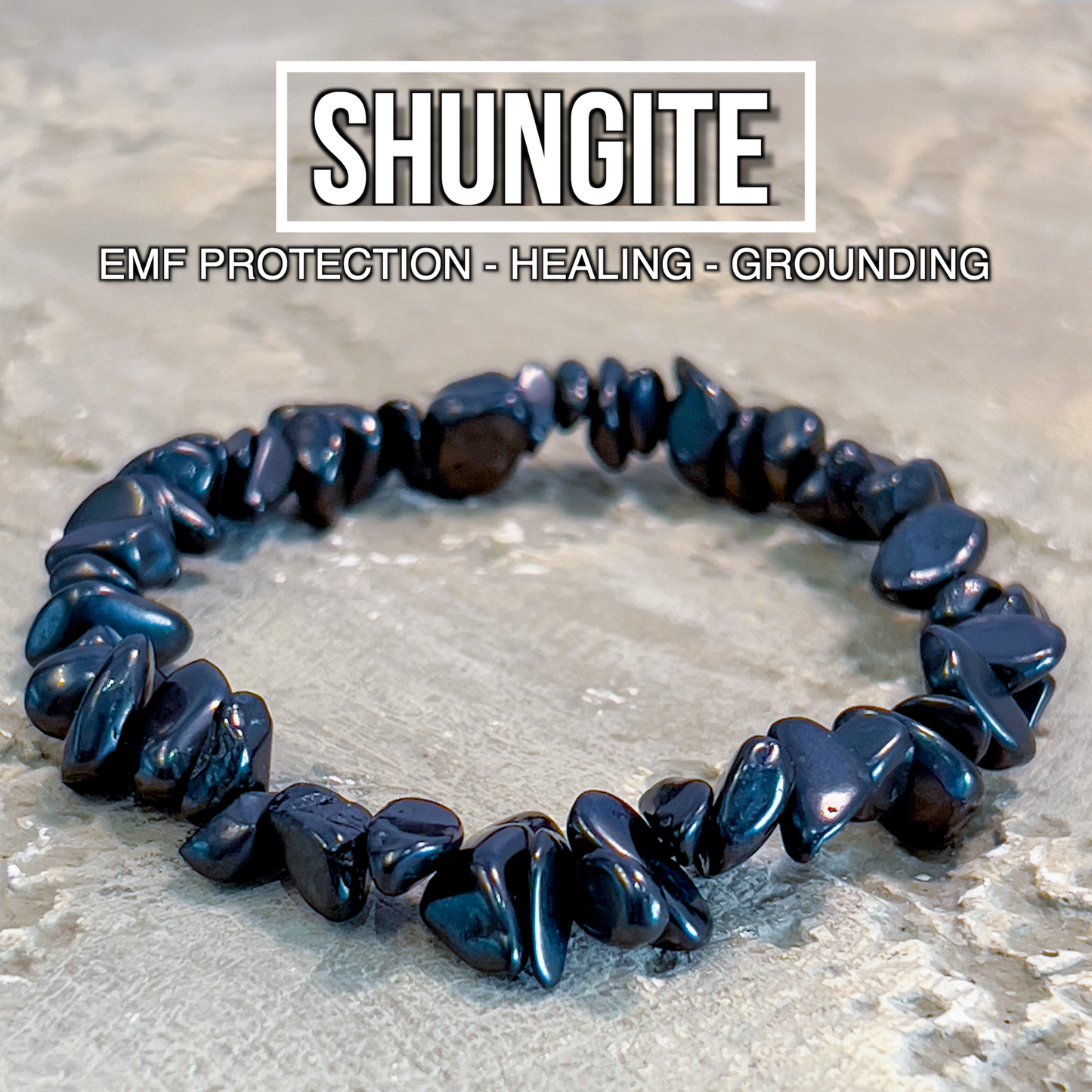 Shungite Chip Bracelet