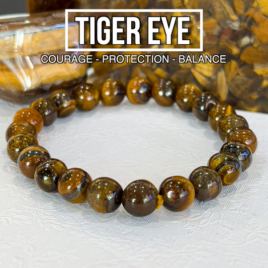 Tiger Eye Bracelet 8mm