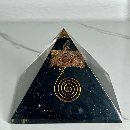 Shungite Pyramid Orgone (Large)