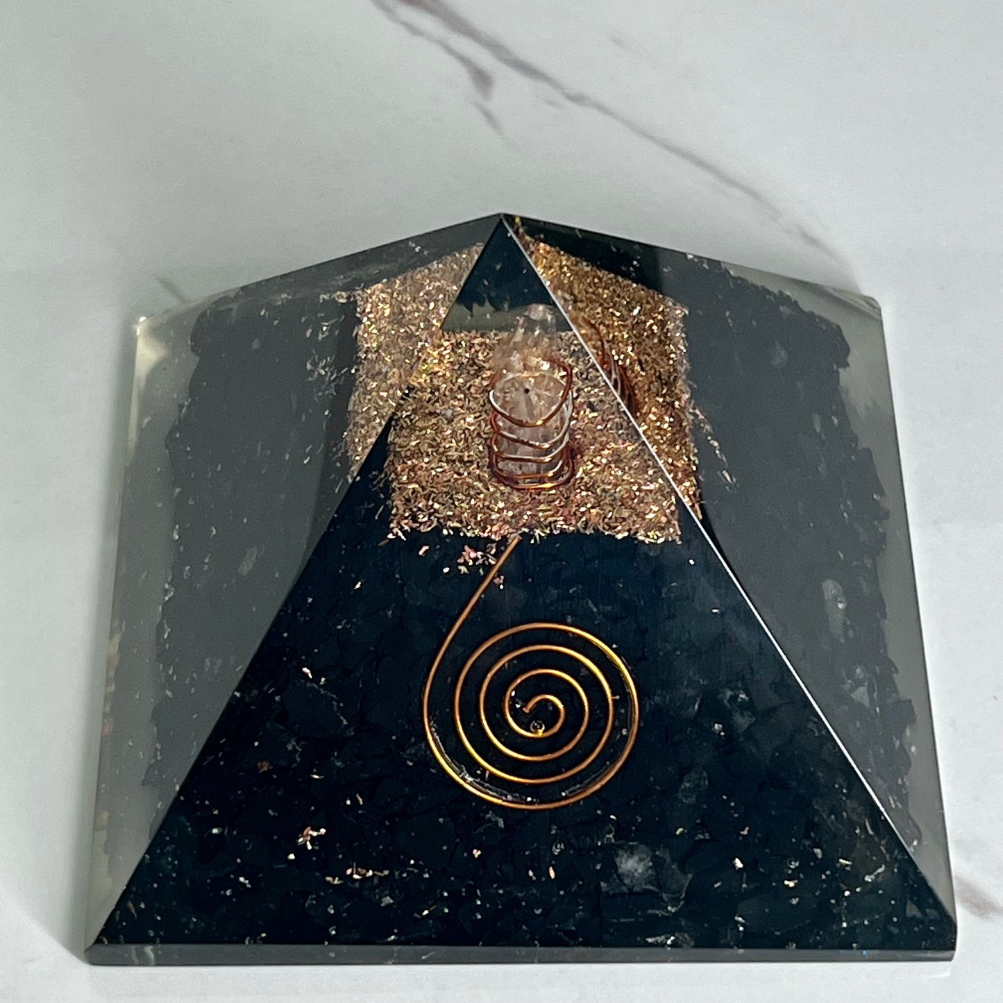 Shungite Pyramid Orgone (Large)