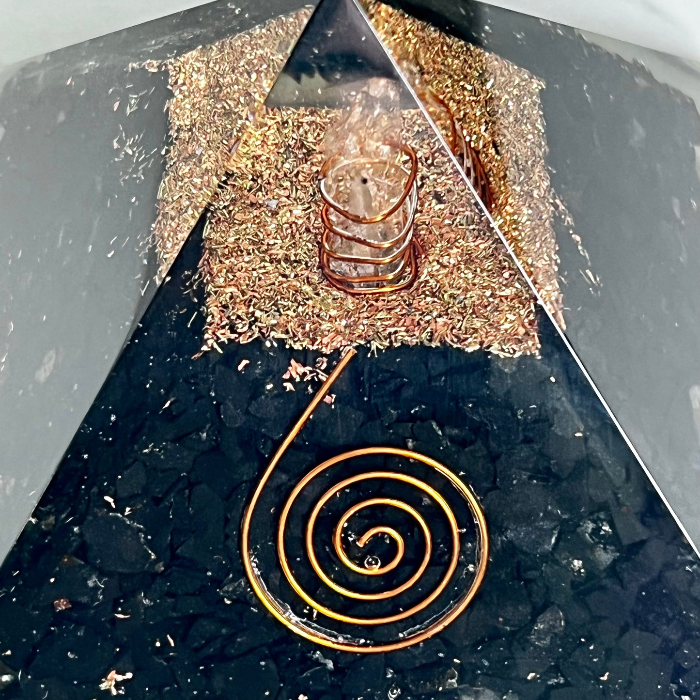 Shungite Pyramid Orgone (Large)